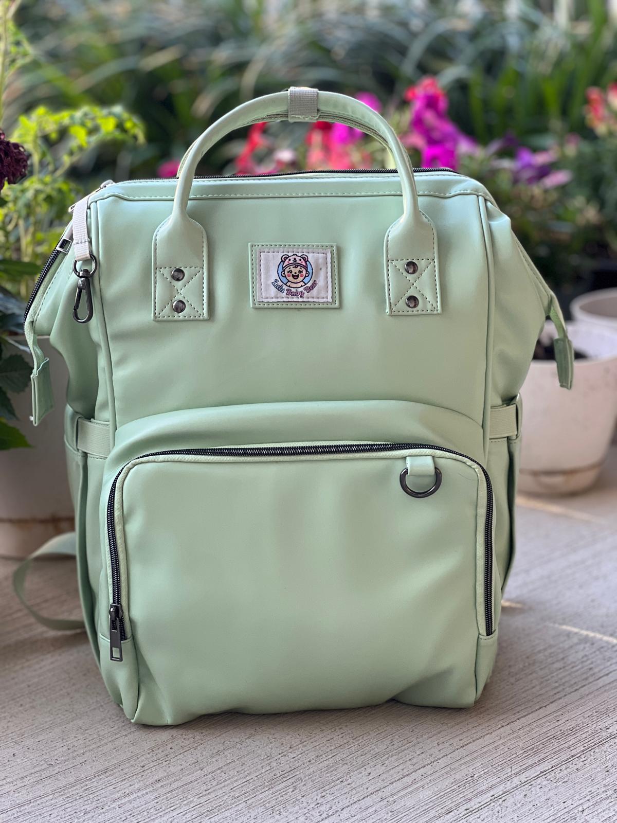 Lulu Baby Bear - Green Diaper Bag