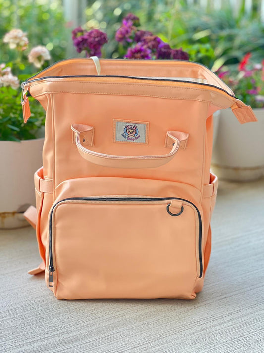 Lulu Baby Bear - Orange Diaper Bag